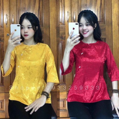 Đồ Lam Đi Chùa # Bà Ba Cài Xéo