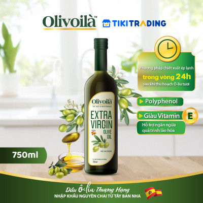 Dầu Ôliu Nguyên Chất Olivoilà (750ml / Chai)