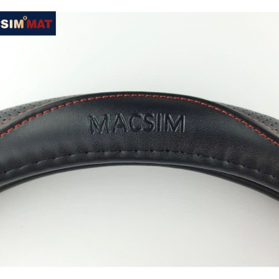 Bọc vô lăng cao cấp Macsim mã L38T-2 mới chất liệu da thật - Khâu tay 100% phù hợp các loại xe
