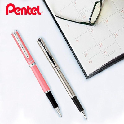 Bút ký cao cấp Pentel K611 ngòi 0.7mm mực xanh thiết kế sang trọng bền đẹp