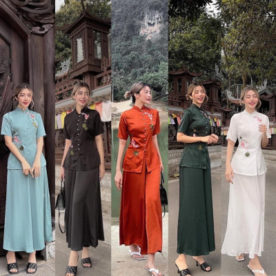 ĐỒ LAM ĐI CHÙA Mẫu Con Bướm Và Cá Ngọc