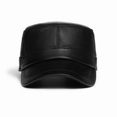 Mũ lưỡi trai da cừu cao cấp BHY1923 – Thiết kế lưỡi ngắn tinh tế, da thật mềm mịn, lịch lãm cho phái mạnh