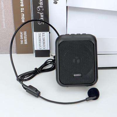 Loa Trợ Giảng Có Dây Hỗ Trợ Nghe Nhạc Bluetooth 5.0 SHIDU SD-M100 - Hàng Chính Hãng