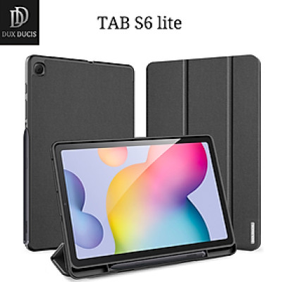 Bao da dành cho Samsung Galaxy Tab S6 Lite P610/P615 DUX DUCIS Smartcover - Hàng nhập khẩu