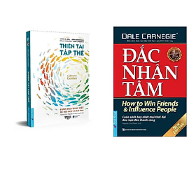 Combo 2 Cuốn : Thiên Tài Tập Thể + Đắc Nhân Tâm (Khổ Nhỏ)