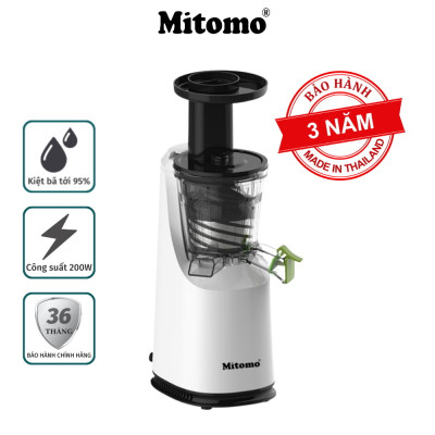 Máy ép trái cây,hoa quả Mitomo- Giữ Nguyên Dinh Dưỡng, Động Cơ Êm, Dễ Vệ Sinh hãng chính hãng