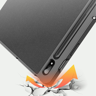 Bao da dành cho Samsung Tab S7 Fe Dux Ducis Domo chính hãng (có khay đựng bút) - Hàng Nhập Khẩu 