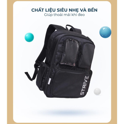 Ba Lô Strive - Thiên Long BP-029/T24 - Màu Đen