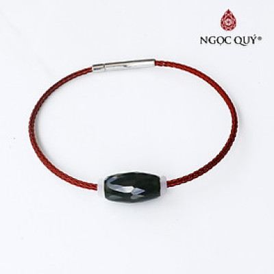Vòng dây thép lu thống ngọc bích 10X17mm mệnh hỏa, thổ - Ngọc Quý Gemstones