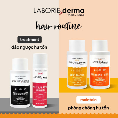 Dầu gội hỗ trợ phục hồi, tăng cường chắc khỏe tóc LABORIE derma Bond Shampoo 250ml