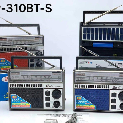 ĐÀI Radio Pp-310BT-Nhật Bản-chạy Năng lượng mặt trời-quà tặng cho người thân-Hàng Chính Hãng