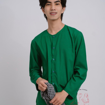 BIGSIZE Bộ bà ba Cate màu xanh lá- Miền tây giá rẻ- Có bộ bà ba Bigsize- Bà ba sỉ toàn quốc, may áo bà ba theo yêu cầu