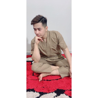 Đồ Lam Đi Chùa Nam Chữ Vạn Cao Cấp