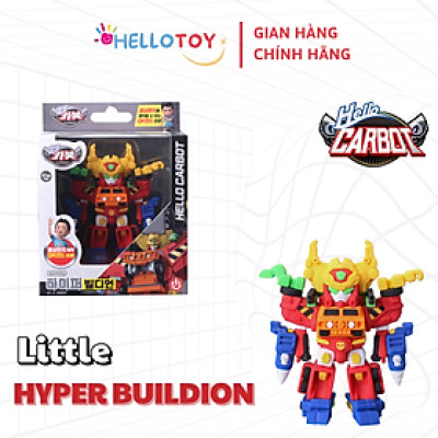 Đồ chơi Robot Little Hyper Buildion - Hello Carbot HC-F-004SD Nhựa PVC 120*72*130mm cho trẻ em trên 37 tháng - Hello Toy