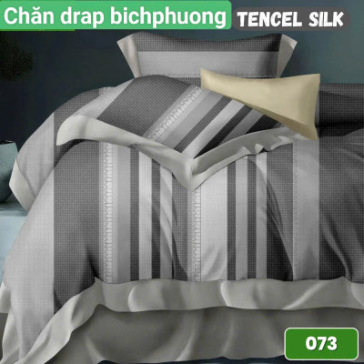 Bộ chăn drap gối Tencel vải Hàn Quốc , đỉnh cao mát , mềm mại { drap mền  và 3 áo gối} HOẶC mền lẻ