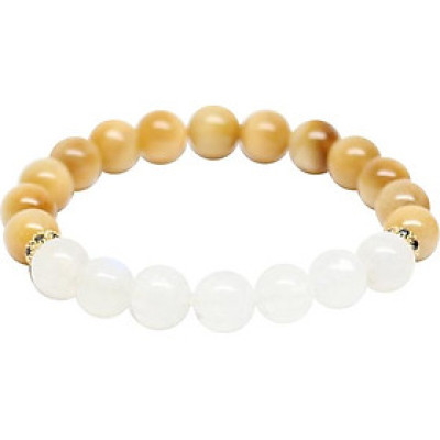 Vòng Đá Mắt Hổ Vip Mix Moonstone Ngọc Quý Gemstones VT104