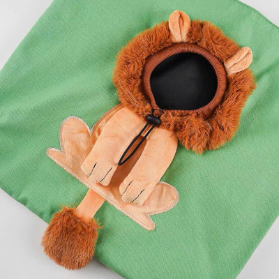 TÚI VẬN CHUYỂN HÌNH SƯ TỬ CHO THÚ CƯNG CHÓ MÈO ĐI DẠO