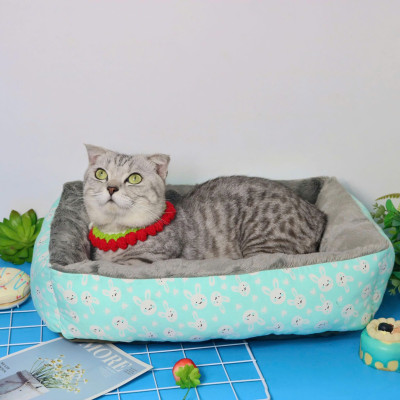 NỆM VUÔNG THỎ GIƯỜNG DƯỚI 5KG CHO THÚ CƯNG CHÓ MÈO