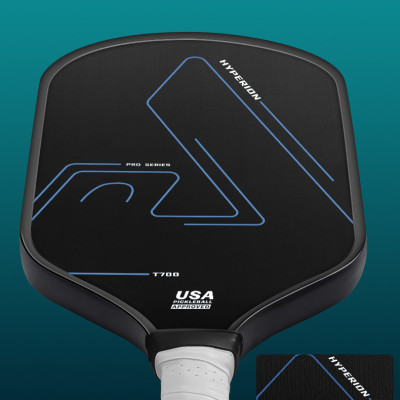 Vợt Pickleball Carbon T700 Pro mặt vợt phủ cacbon, khối lượng siêu nhẹ mặt nhám bám bóng 16mm - PK07