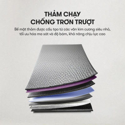 Máy chạy bộ KINGSPORT KS-2055 đa năng khung sườn Kingtech Titan 2.0 mạnh mẽ,12 chương trình luyện tập đa dạng