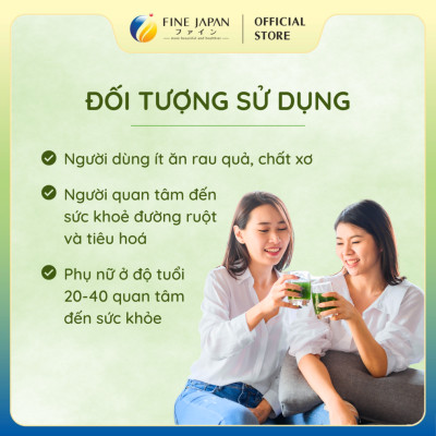 Bột tảo xoắn hữu cơ Spirullina Plus FINE JAPAN tăng cường hệ miễn dịch gói 150gr