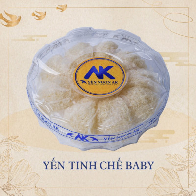 [Hàng chính hãng] Yến tinh chế Baby (50gr-100gr) - Yến sào vụn nguyên chất - Tặng đường phèn - Yến Ngon AK