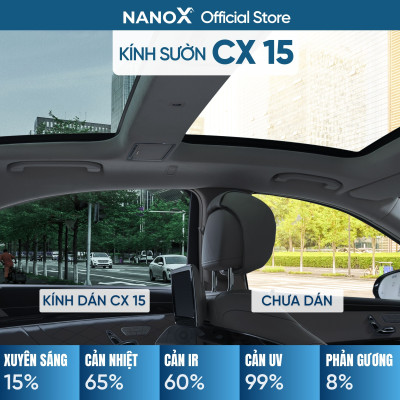 Phim cách nhiệt ô tô 7 chỗ gói giá rẻ NanoX
