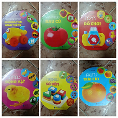 Combo Bộ Sách Lật Mở - Bộ 6 Cuốn + Tặng Bút Chì 2B