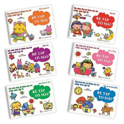 Sách - Bé Tập Tô Màu - Vàng Cam - Tân Việt Books