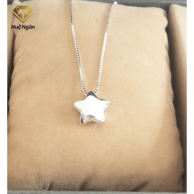 Dây chuyền bạc Ý 925 Huệ Ngân - Ngôi sao may mắn PP1508