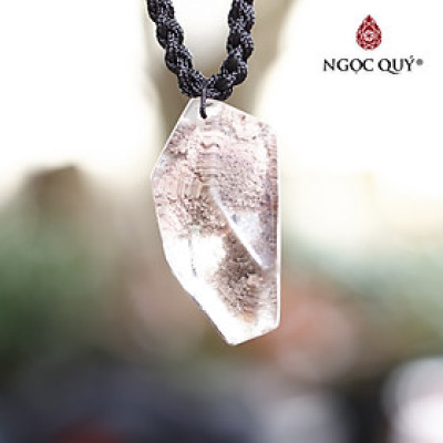 Mặt dây chuyền đá thạch anh ưu linh rêu mệnh hỏa, mộc - Ngọc Quý Gemstones