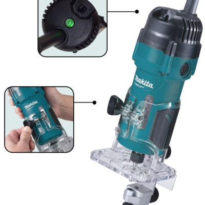 MÁY ĐÁNH CẠNH (1/4")  530W MAKITA M3702B - HÀNG CHÍNH HÃNG