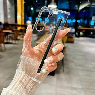 Ốp lưng trong suốt siêu mỏng chống ố vàng cho Samsung Galaxy  Z Fold 7 / Z Fold 6 5G Likgus Penone bảo vệ 360 độ màn phụ và mặt lưng ( tặng bút từ tính ) - Hàng chính hãng
