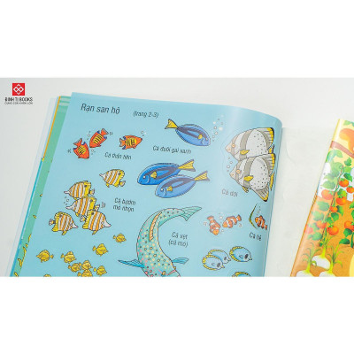 Sách - First Sticker Book - Sách Dán Hình Đầu Đời Cho Bé - Đại Dương - Đinh Tị Books