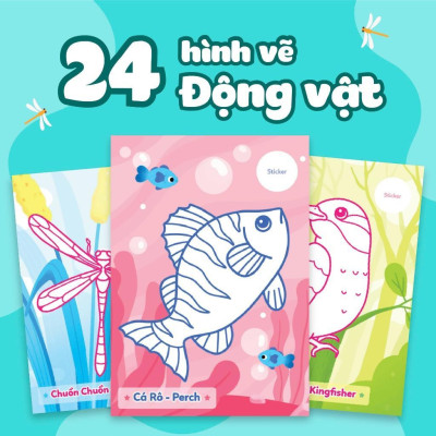 Sách - Tô Màu Khám Phá - Hồ Nước Trong Xanh - Megabook