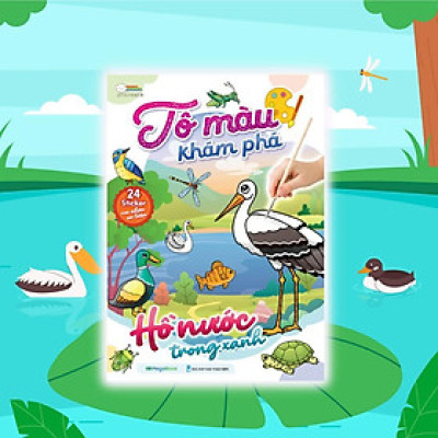 Sách - Tô Màu Khám Phá - Hồ Nước Trong Xanh - Megabook