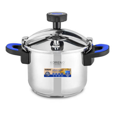 Nồi áp suất inox 304, chống nổ, dùng cho bếp từ bếp ga bếp hồng ngoại dung tích 6 lít và 8 lít hàng chính hãng