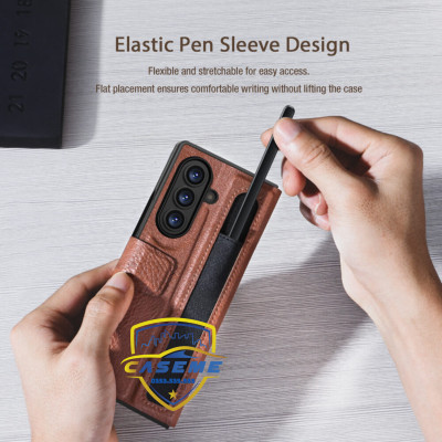 Bao Da Nillkin Aoge Leather Case Chính Hãng Cho Samsung Galaxy Z Fold7 – Sang Trọng, Siêu Bền, Bảo Vệ Toàn Diện - Hàng Chính Hãng