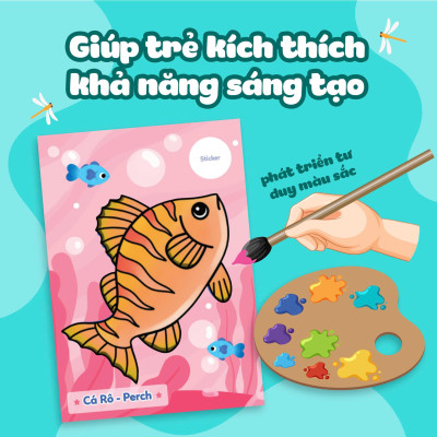 Sách - Tô Màu Khám Phá - Hồ Nước Trong Xanh - Megabook