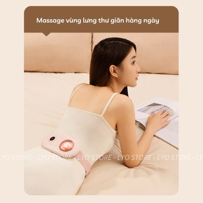 ￼quà tặng phụ nữ- Đai massage bụng 10 chế độ- Đai chườm nóng đau bụng kinh tại Nguyễn Gia group Cao Đạt