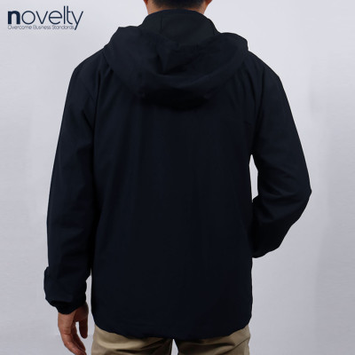 Jacket nam 2 lớp nón rời Novelty Casual màu đen NJKMMDMPLB2305962