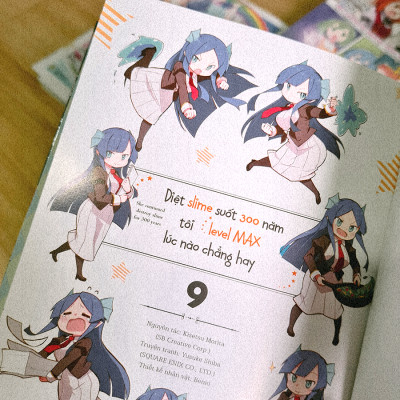 Sách - [Combo Manga] Diệt Slime Suốt 300 Năm, Tôi Levelmax Lúc Nào Chẳng Hay (Tập 8 + 9)
