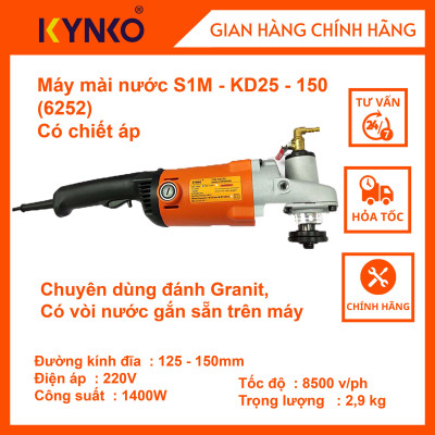 Máy mài nước cầm tay chính hãng Kynko S1M- KD25 -150 - Có chiết áp # 6252 giá tốt