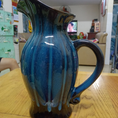  Lọ hoa dáng bình sữa men hỏa biến gốm sứ Bát Tràng