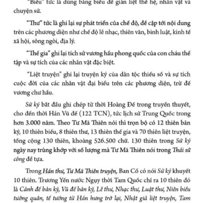 Sử Ký Bản Kỷ (Bìa Cứng) _KV