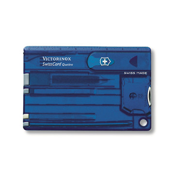 Victorinox- Bộ dao đa năng SwissCard màu xanh, trong hộp # 0.7122.T2