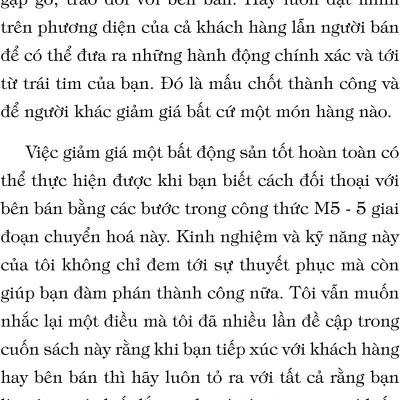 Chế Tác Triệu Đô - M5 Công Thức Triệu Đô Trong Ngành Môi Giới Bất Động Sản