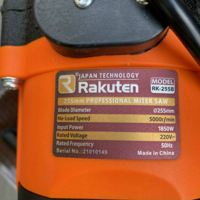 Máy cắt nhôm cao cấp RAKUTEN 255 Made in IANPAN- Tặng lưỡi cắt