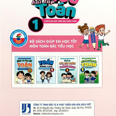 Sách - Tuyển Chọn 400 Bài Tập Toán 1 - Dành Cho Học Sinh Yêu Thích Toán