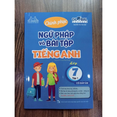 Sách - Combo 2c - GLOBAL SUCESS - Chinh phục ngữ pháp và bài tập tiếng anh lớp 7